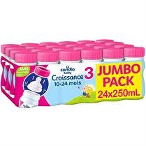 CANDIA Baby croissance 3 - Jumbo pack  bouteilles