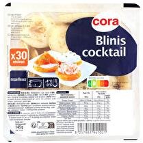 CORA Blinis cocktail x30