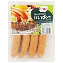 CORA 4 Saucisses de Francfort