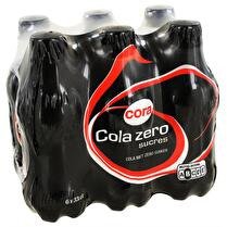 CORA Soda à base de cola sans sucres  Zero