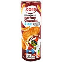 CORA Gouters fourres bi-gout chocolat et lait