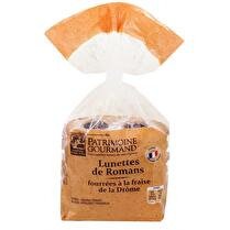 PATRIMOINE GOURMAND Biscuits lunettes de Romans fourrées à la fraise de Drôme