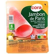 CORA Jambon de Paris supérieur 6 tranches
