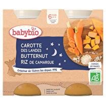 BABYBIO Purée de carottes potimarron & riz dès 6 mois