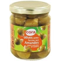 CORA Olives vertes farcies aux amandes
