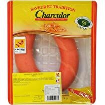 CHARCULOR Saucisse de viande colorée 500g