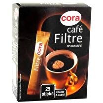CORA Sticks café filtre soluble x25