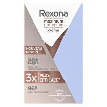 REXONA Déodorant antitranspirant maximum protection clean fresh scent