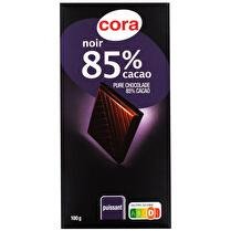 CORA Chocolat noir 85% cacao