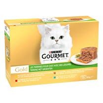 GOURMET Repas pour chat terrine aux légumes
