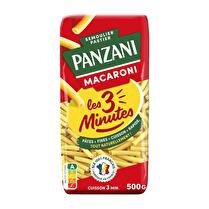 PANZANI Les 3 minutes - Macaroni cuisson rapide
