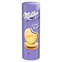 MILKA Biscuits choco pause avec fourrage au chocolat au lait