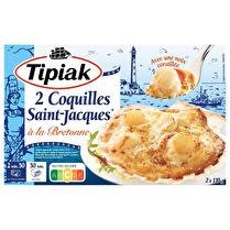 TIPIAK Coquilles Saint-Jacques à la bretonne x2