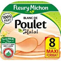 FLEURY MICHON Blanc de poulet Halal x8