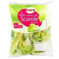 CORA Salade 100% coeurs de scarole sachet 200g