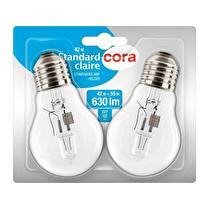 CORA Ampoules halogénes standards E27-42W