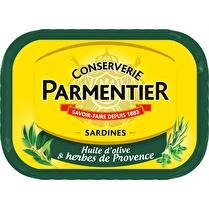 PARMENTIER Sardines à l'huile d'olive & herbes de Provence