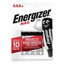 ENERGIZER Piles alcalines max powerseal LR03