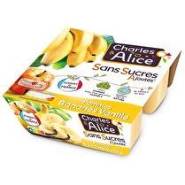 CHARLES & ALICE Dessert fruitier pommes bananes vanille