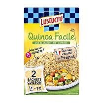 LUSTUCRU Duo de quinoa blé & lentilles en sachets cuisson