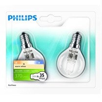 PHILIPS Ampoules halogénes sphériques E14-28W