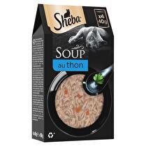 SHEBA Soupe pour chat aux filets de thon