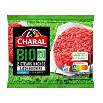CHARAL Steaks hachés façon bouchère Bio 5%