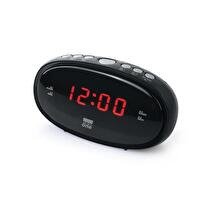 NEW ONE Radio réveil CR100 Tuner FM PLL avec 20 présélections, double alarme par radio ou sonnerie, fonction répétition d'alarme, sommeil