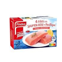 FINDUS 4 filets de saumon MSC du Pacifique