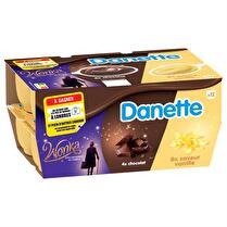 DANETTE Crème dessert  vanille/chocolat