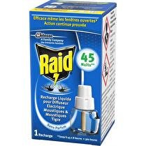 RAID Recharge électrique liquide  45 nuits fenêtre ouverte