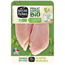 NATURE DE FRANCE Filet de poulet fermier Bio x 2