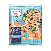 COSTA Crevettes du Pacifique cuites et décortiquées