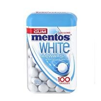MENTOS Chewing-gum white always menthe x100