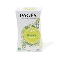 PAGÈS Pages infusion bio fenouil digestion x20