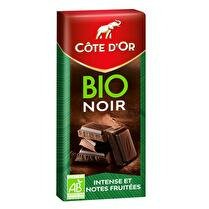 CÔTE D'OR Tablette chocolat noir BIO
