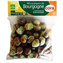 CORA Escargots de Bourgogne Helix Pomatia recette à la Bourguignonne x 48