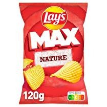 LAY'S Chips nature max craquantes salées