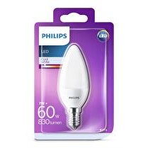 PHILIPS Ampoule LED Flamme E14 7-60W froid