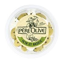 PÈRE OLIVE Olives Feta et basilic