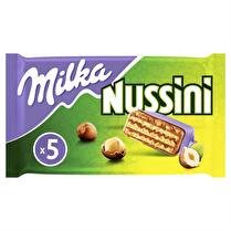 MILKA Barre chocolat nussini x 5