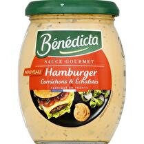 BÉNÉDICTA Sauce gourmet signature hamburger en bocal