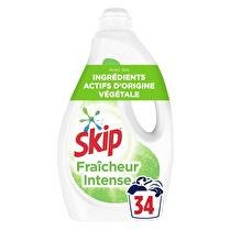 SKIP Lessive liquide science & nature fraicheur intense 34 lavages