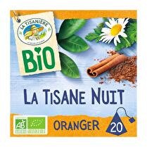 LA TISANIÈRE Tisane Nuit Oranger BIO - 20 sachets