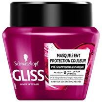 GLISS Masque 2en1 protection couleur