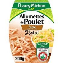 FLEURY MICHON Allumettes de poulet fumé halal 2x100g