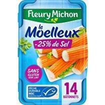 FLEURY MICHON Le moelleux 25 % de sel 14 bâtonnets