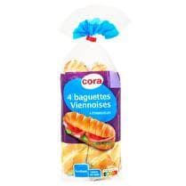 CORA Baguettes viennoises - x 4