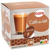 CORA Capsule type dolce gusto cafe latte x16