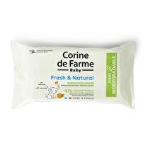 CORINE DE FARME Lingettes change fresh & natural